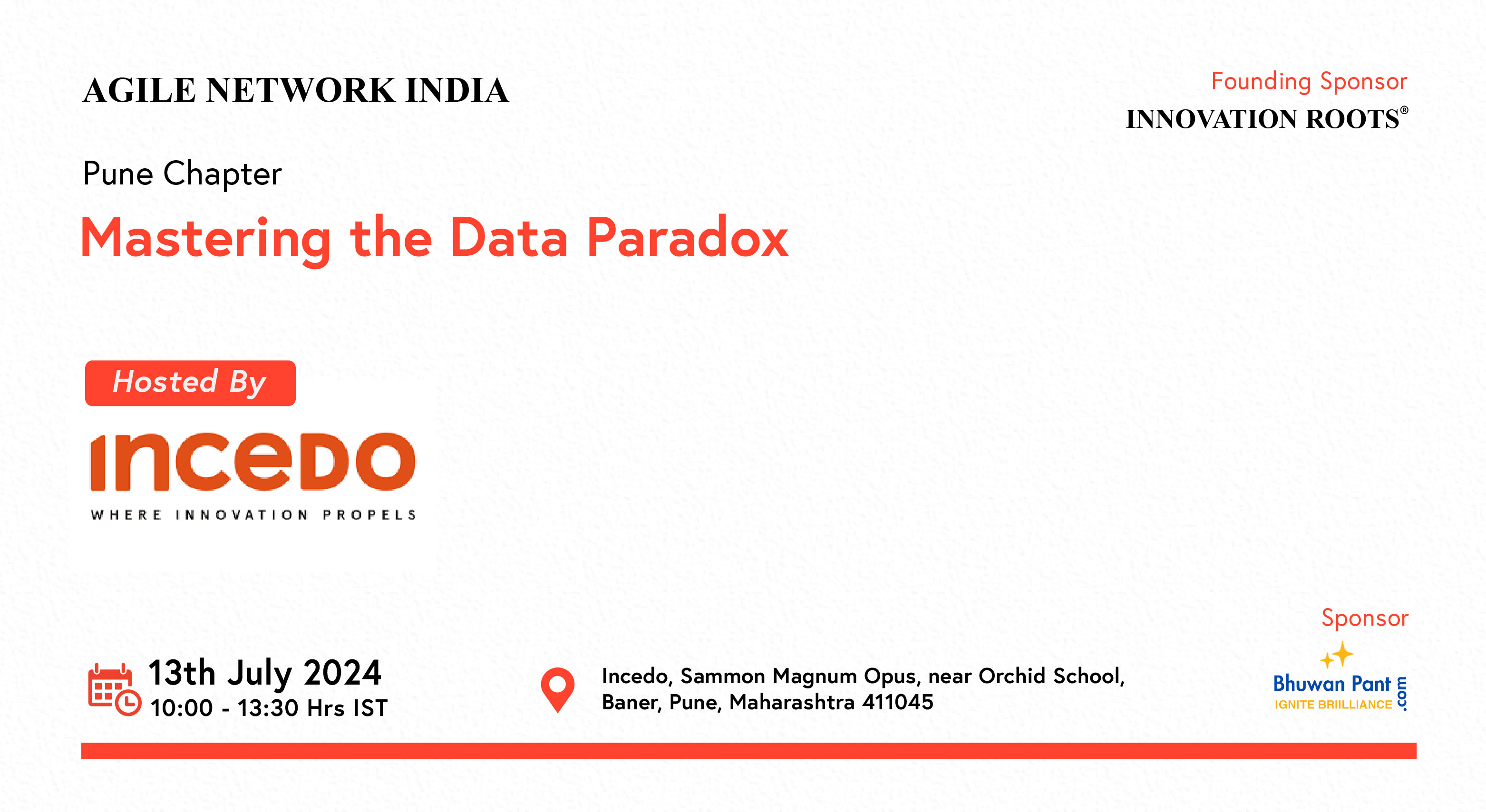 Mastering the Data Paradox @ Pune » Agile Network India